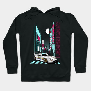 Neon Tokio 911 964 RWB JDM Tuning Car Hoodie